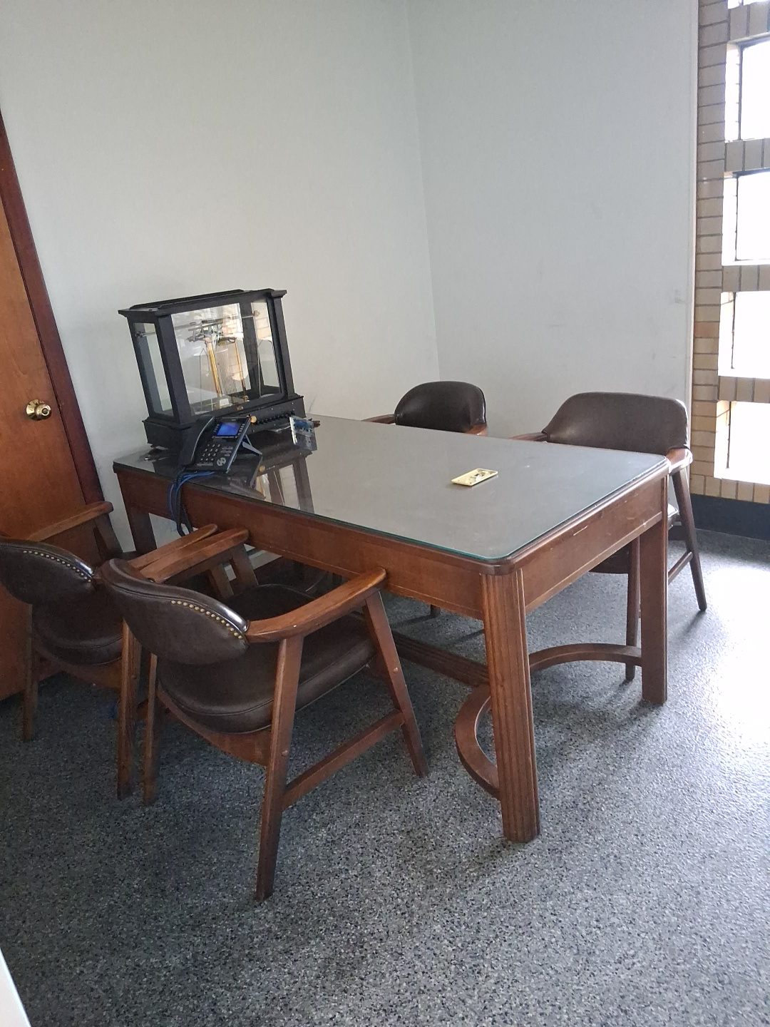 Meeting room included in a Columbus commercial cleaning scope