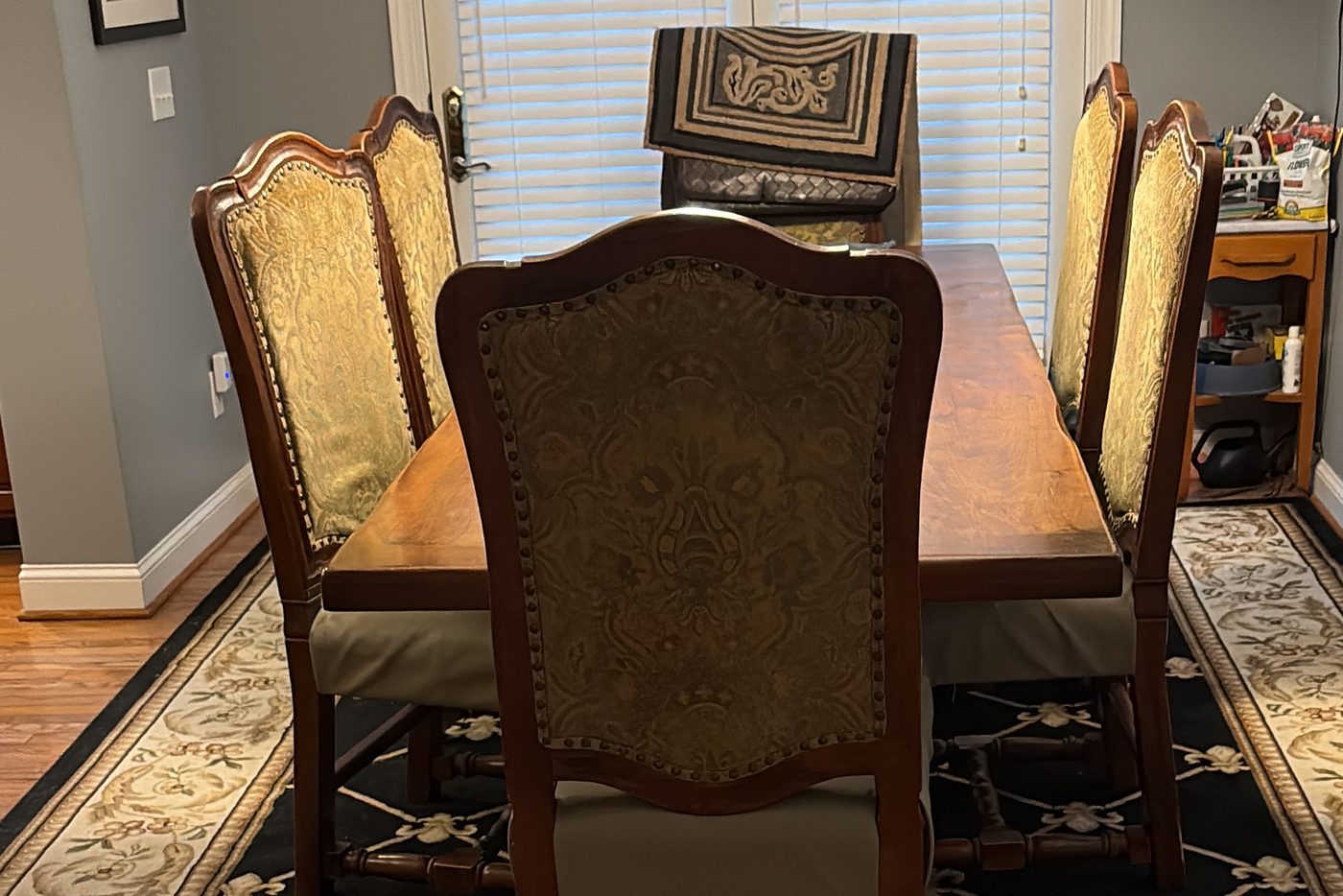 Clean dining room with hardwood flooring in a Columbus home