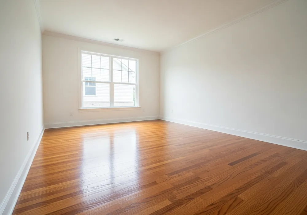 Completely clean empty room ready for move-in — professional move-out cleaning Columbus OH